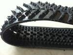 104.92kg Black Snowmobile Rubber Track 320*72*43mm For Rubber Track System