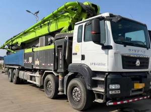 Wholesale 2021 Zoomlion 62m Sitrak Chassis Remote Control Boom Hydraulic Truck Mounted Concrete Pump Truck for Readymix Construction from china suppliers