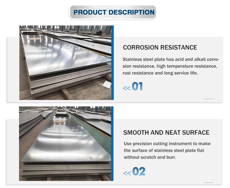 AISI SS 410S 304 316L 321 Stainless Steel Plate 1mm 2mm