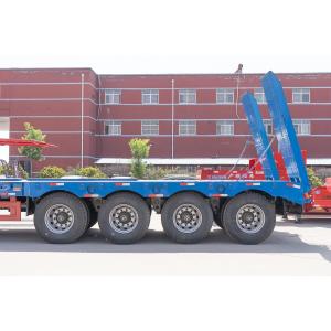 Wholesale Four-Axle 80t Lowbed Trailer for Construction Projects 24hour Online Service Provided from china suppliers