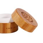 Cosmetic Packaging Wooden Cream Jar Empty Bamboo Plastic Jar