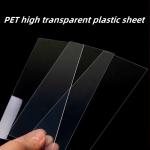Wholesale 1mm Transparent PET Sheet Rolls 0.5mm 0.6mm Clear Plastic PET Sheet