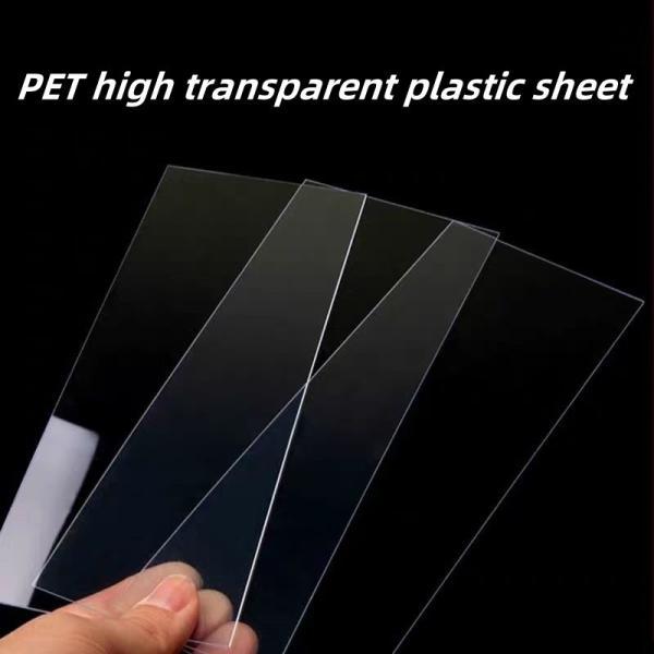 Wholesale 1mm Transparent PET Sheet Rolls 0.5mm 0.6mm Clear Plastic PET Sheet