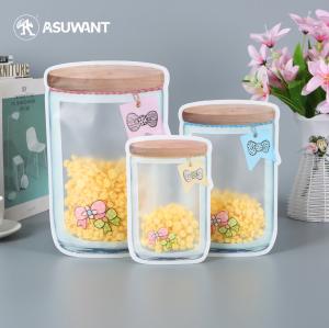 Wholesale Moisture Proof CMYK MOPP Mason Jar Snack Bags Gravure Printing from china suppliers