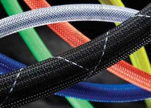 Wholesale Plastic Braided Computer Cable Sleeves , Expandable Braided Cable Sleeving from china suppliers