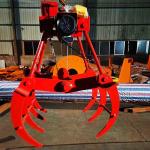 Multi Petal Hydraulic Grab Bucket Crane Grab Grapple Bucket For Garbage Scraps