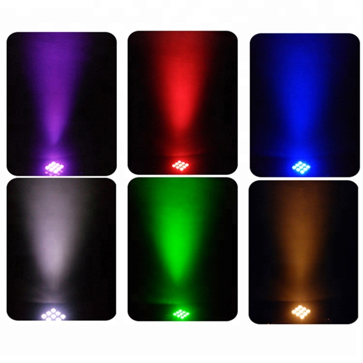 9PCS 18W WiFi RGBWA UV DMX Uplights Wireless Battery Powered LED Par Lights