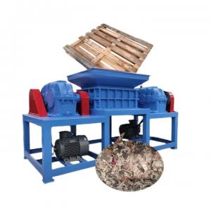 Wholesale Automatic Wood Pallet Chipper Twin Shaft Industrial Wood Shredder Machine from china suppliers