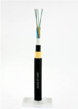 Super waterproof ADSS Fiber Optic Cable single mode double jacket PE sheath for