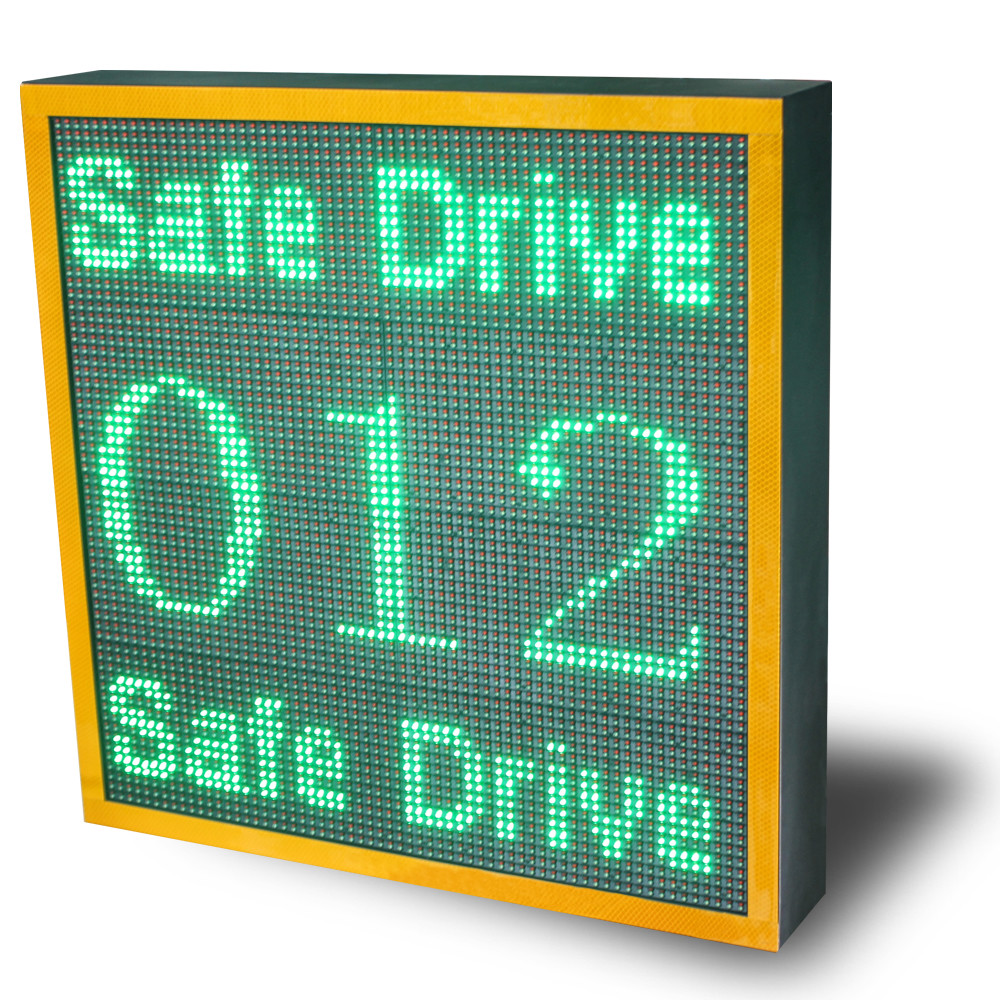 WIFI Connection LPR Traffic Speed Sign With Safe Drive LED Limited Sign