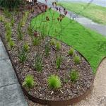 Anti Corrosion 1.6mm Corten Steel Border Edging Rusty Metal Landscape Edging