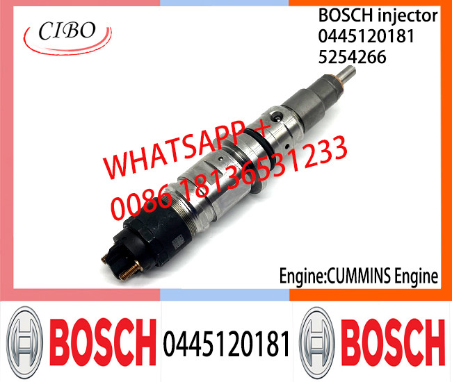BOSCH 0445120181 5254266 Neutral Fuel Injector Assembly 0445120181 5254266 For CUMMINS