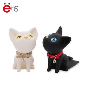 Wholesale Hard PVC cat shaped door stop , cute door wedge OEM for Gift from china suppliers