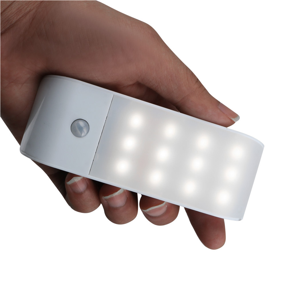 Wireless Infrared Wall LED Night Light, USB Rechargeable Motion Sensor Light