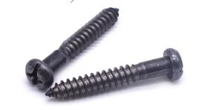 Wholesale Black Oxide Steel Combination Slotted/Phillips Drive Pan Head Self Tapping Screws from china suppliers