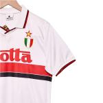AC Milan Retro Football Jerseys 1993-1994 Season Away Edition Replica Stretchabl