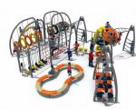 steel 6 Strand Wire Childrens Rope Climbing Frame Outdoor Playground