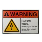 Waterproof Packaging Printed Vinyl Warning Stickers Custom Logo