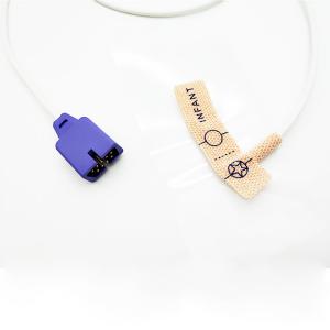 China Nellco Disposable Finger Pediatric SPO2 Sensors PVC Cable Material 9pin on sale