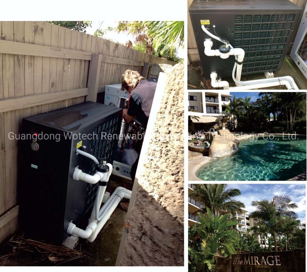 4.5kw-31kw CE/CB R32 Residential on/off Air Source Water Heater Swimming Pool Heat Pump