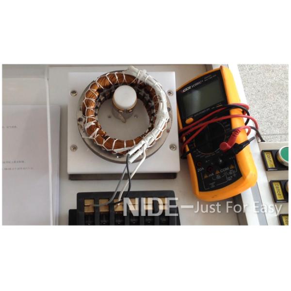 Nide Double Stations Motor Testing Equipment For Testing Stator Working