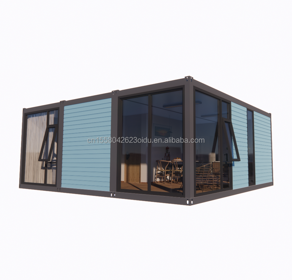 20ft Fast Build Prefab Hotel House Modular Folding Container House for Camping and Foldable Garden