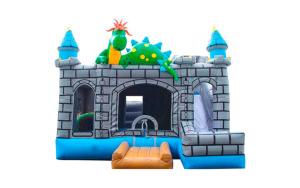 Wholesale Inflatable Dinosaur Bounce House With Slide Jumping Castle For Kids from china suppliers