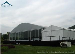 Wholesale Dome Shape 15m * 30m Outdoor Exhibition Tents With Glass Wall And Glass Door from china suppliers