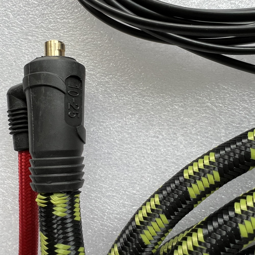 Flexible Torch Head 10-25EU Plug TIG Welding Set with 4M Cable 5 Pole Connector 150A