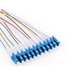 Wholesale LSZH/PVC Outer Jacket 12 Core TDM 900 0.9mm Pigtails for Single Mode Fiber Optic Equipment from china suppliers