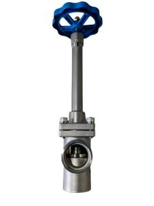 Wholesale Arman Stainless Steel Manual Cryogenic Long Shaft Angle Globe Valve DN32 from china suppliers