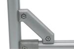 DYJ28-A09D 45 Degree Reinforced Aluminum Pipe Joint Od28mm ISO