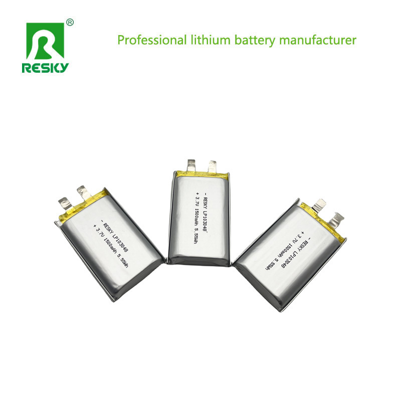 Rechargeable Lithium polymer battery cell 503759 3.7V 1200mAh for Dog Trainer