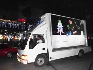 Wholesale Mobile Truck Car LED Sign Display 250mm*250mm Module Size 4.81mm Pixel Pitch from china suppliers