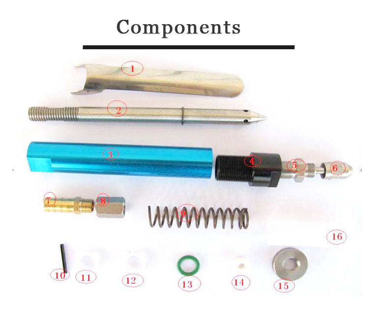 Aluminium Alloy Anode Micro Dispensing Valve Corrosion Resistant HJD11