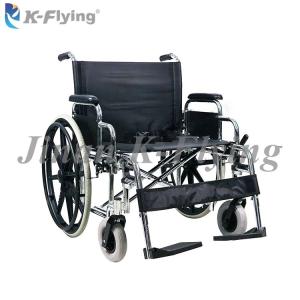 Wholesale Metal Steel Chrome Portable Folding Manual Wheelchair For Adult Disbaled from china suppliers