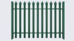 ISO9001 Steel Palisade Fencing , Splayed Top 8 Ft High Privacy Fence