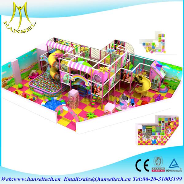 Hansel plastic playground equipment for amusement indoor and outdoor