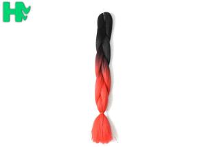 Wholesale 22 Inches Long Synthetic Hair Pieces Black And Orange Fashion Women Hair from china suppliers