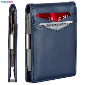 Wholesale Daily Life Custom Front Pocket Wallets Rfid Blocking Bifold Leather Money Clip Men Wallet from china suppliers