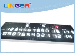 Wholesale White Color LED Baseball Scoreboard For Stadium 12'' Digit Height 110V ~ 220V from china suppliers