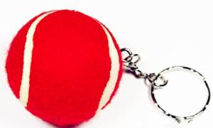 Wholesale 1.5''Red Tennis Ball Keychain from china suppliers