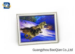 Wholesale Flip Image 3D Wolf Picture , Dolphin 3D Animal Pictures Wall Decoration Art from china suppliers