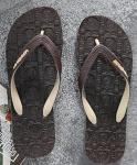 Textured PE Slipper Adult Footwear Soft Flip Flop For Man