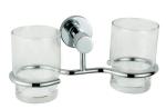 Bathroom shelves double cup shelf,cup holder