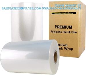 Wholesale 8&quot; 75 Gauge Polyolefin Shrink Film Heat Wrap POF Centerfold 3500' Feet Heat Wrap POF Centerfold from china suppliers