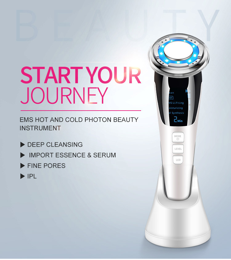 Skin Rejuvenaiton RF EMS Handheld Facial Beauty Device