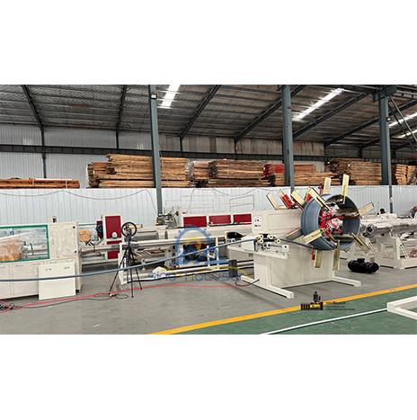 HSJ-65/33 20-63mm HDPE Pipe Making Machine / HDPE Pipe Manufacturing Plant