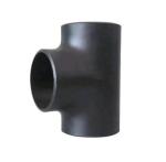 Pure Seamless DIN 2615 Metal Pipe Tee Black Painting 48 Inch 3 Way Tee Fitting