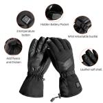 Lithium Rechargeable Fishing Heated Winter Gloves 7.4V Battery Powered Electric